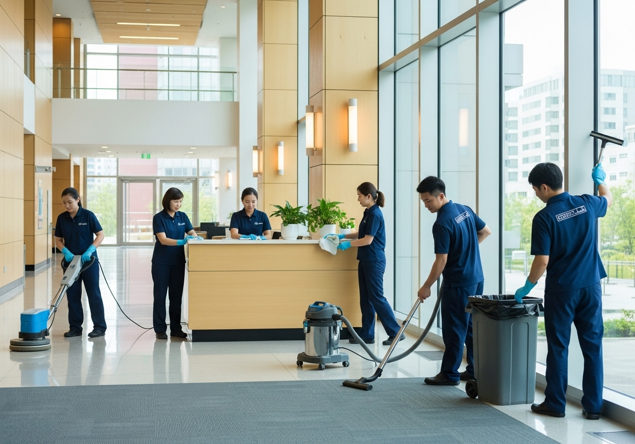 特定區域清潔示意图