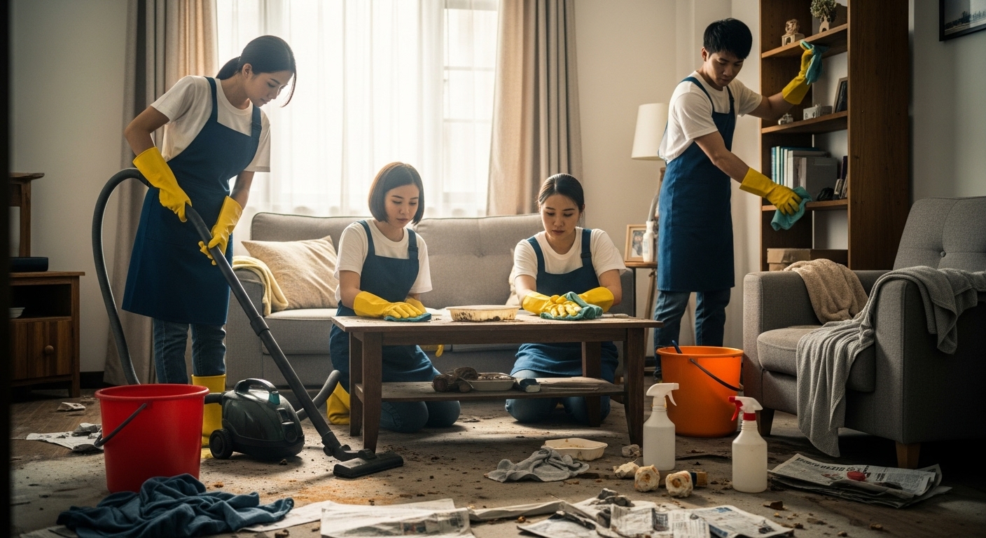 关于如何清理玻璃上的頑固水漬的插图