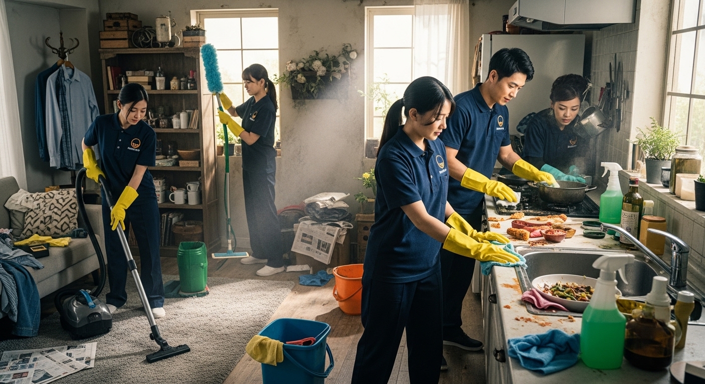 「如何去除廚房內的油脂與異味？」相关图片