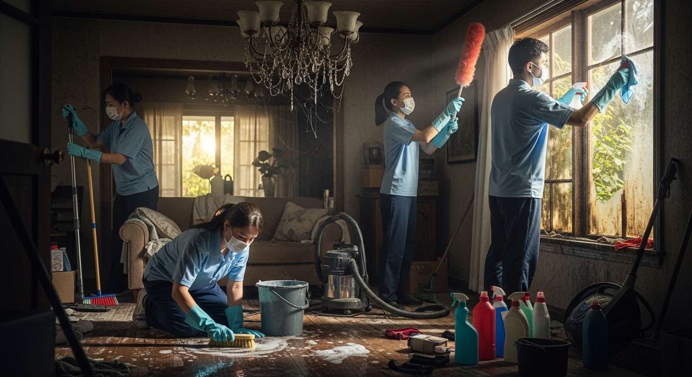 「如何有效清除家中的頑固污漬？」示意图